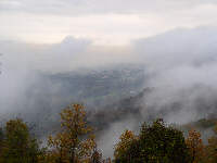 nubi basse in valle